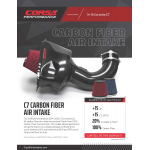 Corsa Performance carbon Ansaugsystem for Chevrolet Corvette C7, Z51, Grand Sport